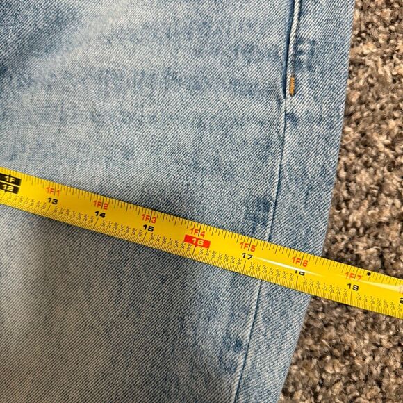 Denim Forum The Joni High Rise Loose Jeans Light Wash Distressed Straight 26” - Picture 7 of 8